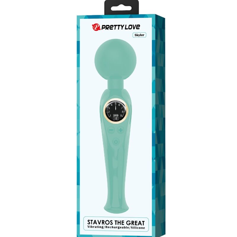 PRETTY LOVE - SKYLER GREEN WAND VIBRATOR - NOCTURNA DESIRES