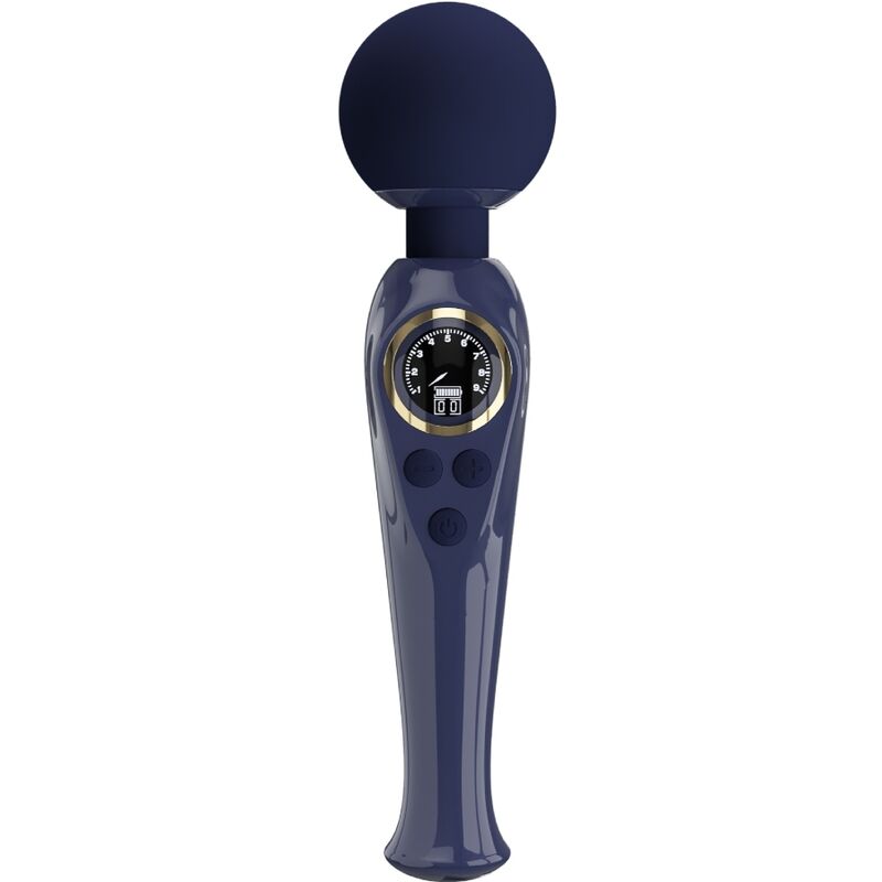 PRETTY LOVE - SKYLER VIBRATOR WAND BLUE - NOCTURNA DESIRES