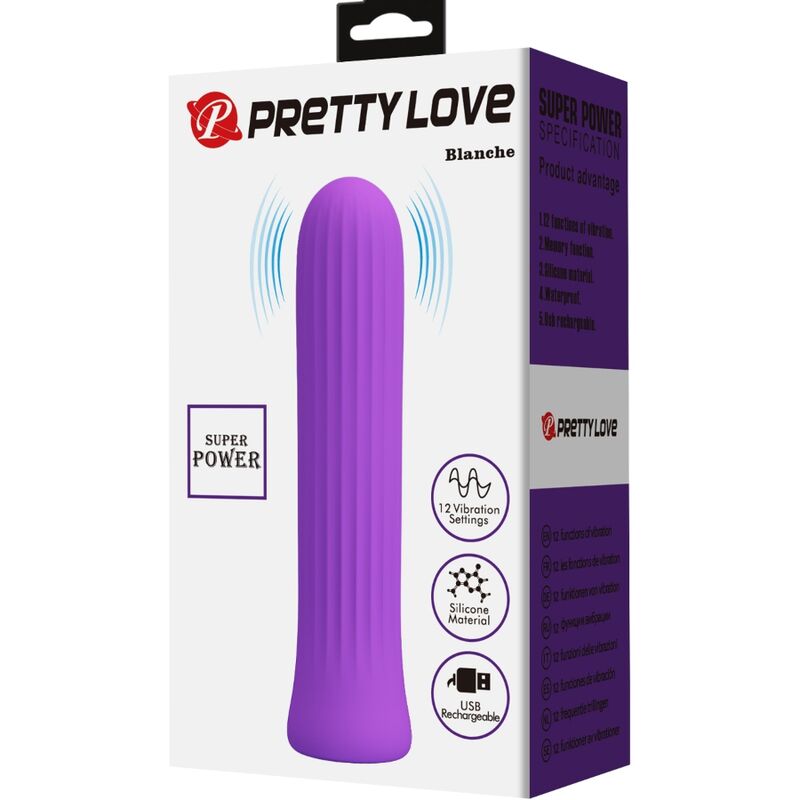 PRETTY LOVE - BLANCHE LILAC STIMULATOR VIBRATOR - NOCTURNA DESIRES