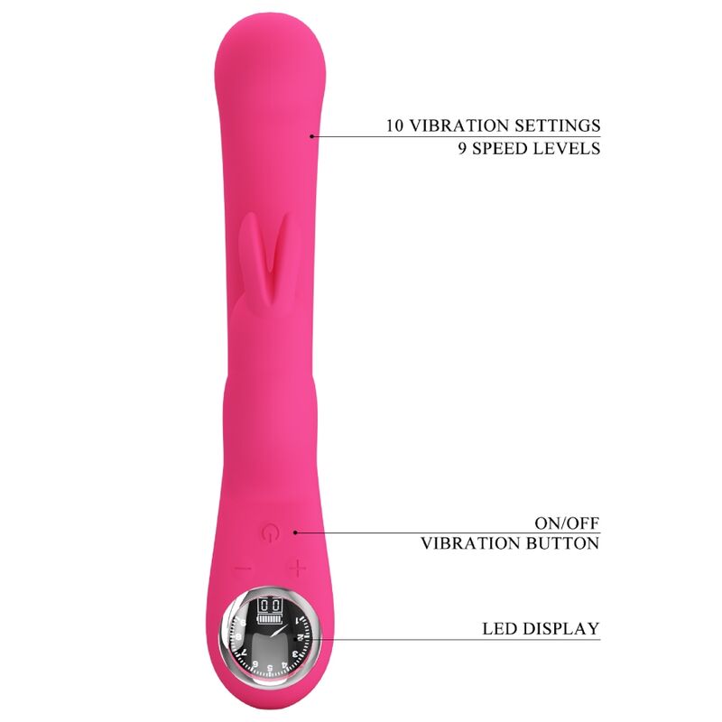 PRETTY LOVE - LAMAR RABBIT VIBRATOR & PINK G-SPOT - NOCTURNA DESIRES