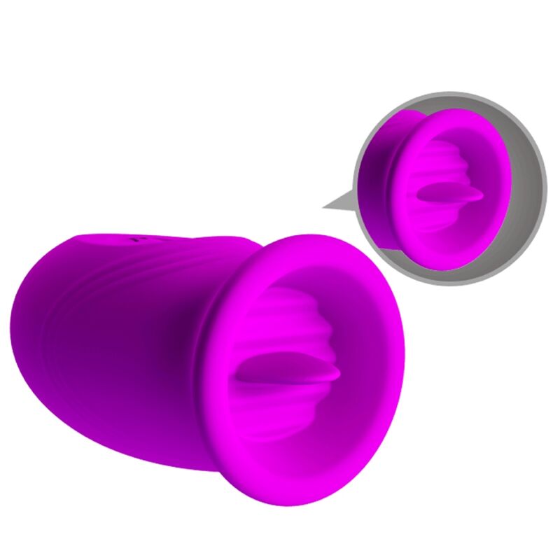 PRETTY LOVE - DAISY DUAL EGG RECHARGEABLE VIBRATOR PURPLE - NOCTURNA DESIRES