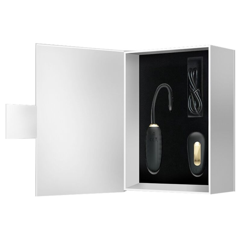 PRETTY LOVE - DOREEN LUXURY RECHARGEABLE VIBRATING EGG BLACK REMOTE CONTROL - NOCTURNA DESIRES