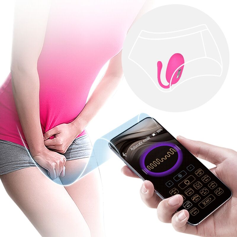 PRETTY LOVE - DOREEN RECHARGEABLE VIBRATING EGG MAGENTA REMOTE CONTROL - NOCTURNA DESIRES