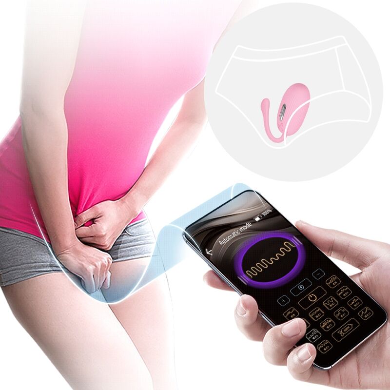 PRETTY LOVE - DOREEN PINK RECHARGEABLE VIBRATING EGG - NOCTURNA DESIRES