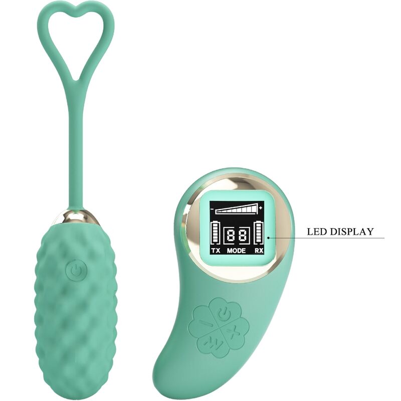 PRETTY LOVE - VIVIAN GREEN REMOTE CONTROL VIBRATING EGG - NOCTURNA DESIRES