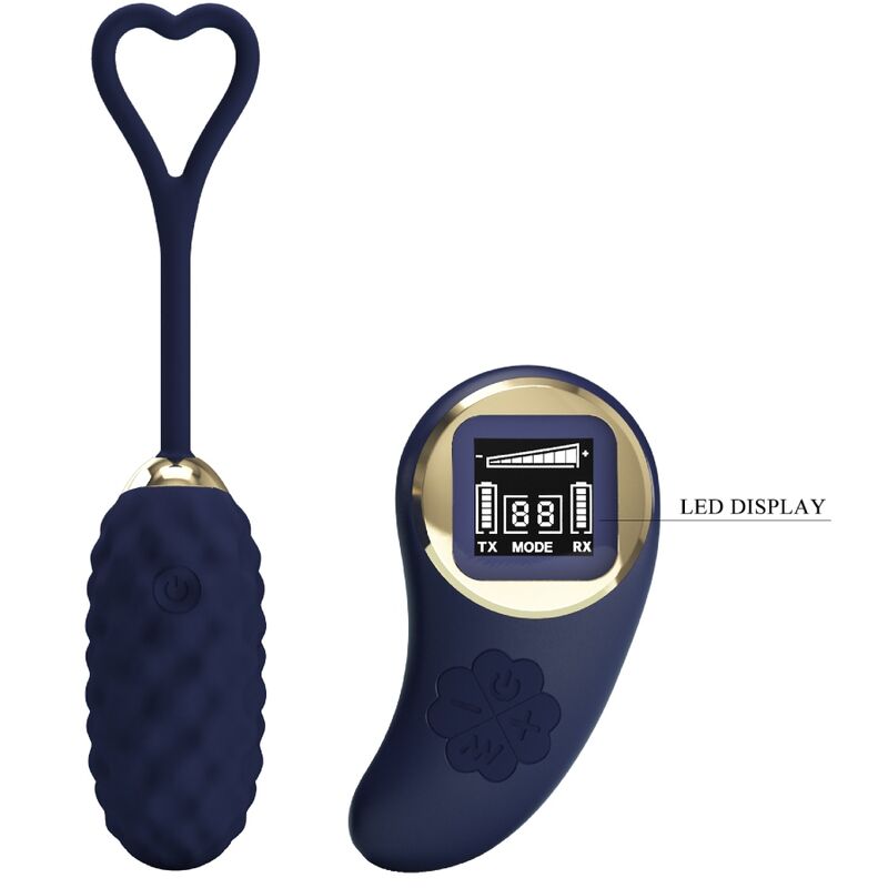 PRETTY LOVE - VIVIAN BLUE REMOTE CONTROL VIBRATING EGG - NOCTURNA DESIRES