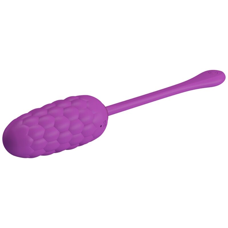 PRETTY LOVE - VIBRATING EGG WITH PURPLE RECHARGEABLE MARINE TEXTURE - NOCTURNA DESIRES