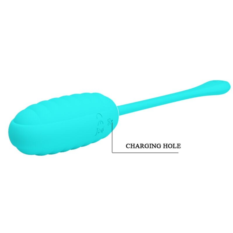 PRETTY LOVE - KIRK RECHARGEABLE VIBRATING EGG LIGHT GREEN - NOCTURNA DESIRES