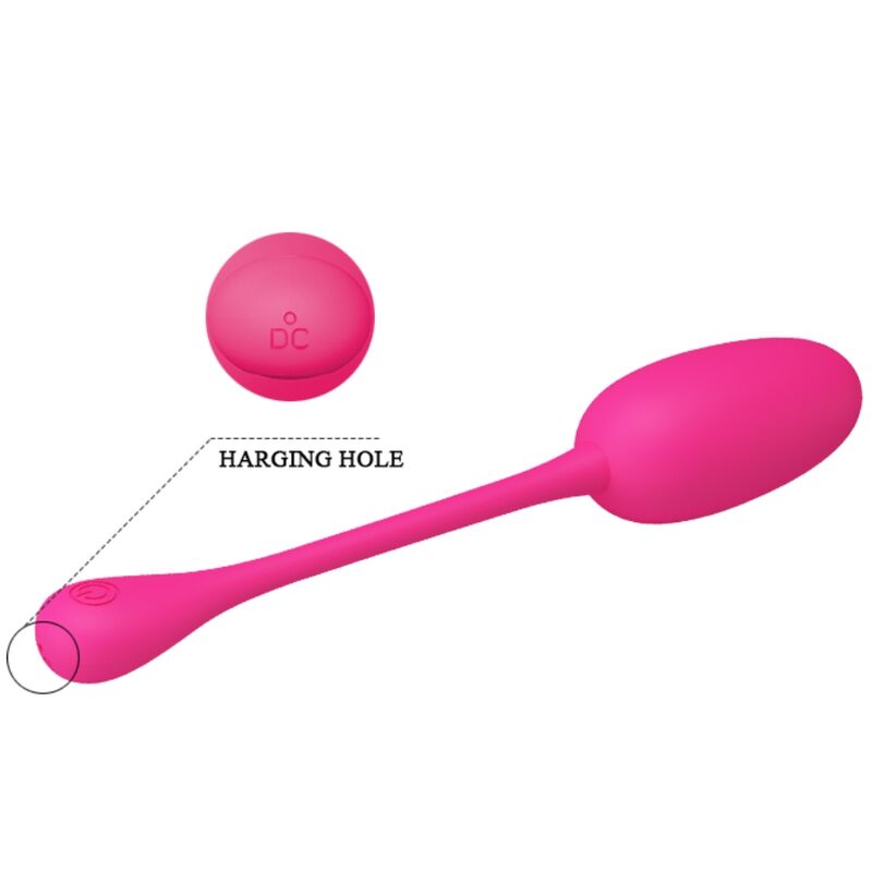 PRETTY LOVE - KNUCKER PINK RECHARGEABLE VIBRATING EGG - NOCTURNA DESIRES