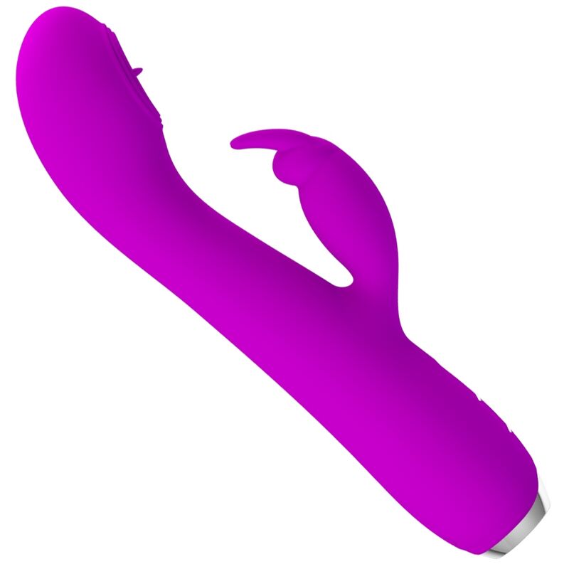 PRETTY LOVE - RACHEL RECHARGEABLE VIBRATOR WITH PURPLE SUCTION CUP - NOCTURNA DESIRES