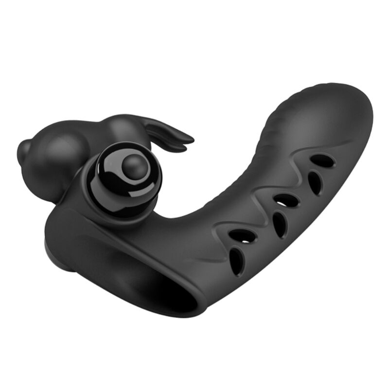 PRETTY LOVE - VANCE BLACK RABBIT VIBRATOR FINGER COVER - NOCTURNA DESIRES