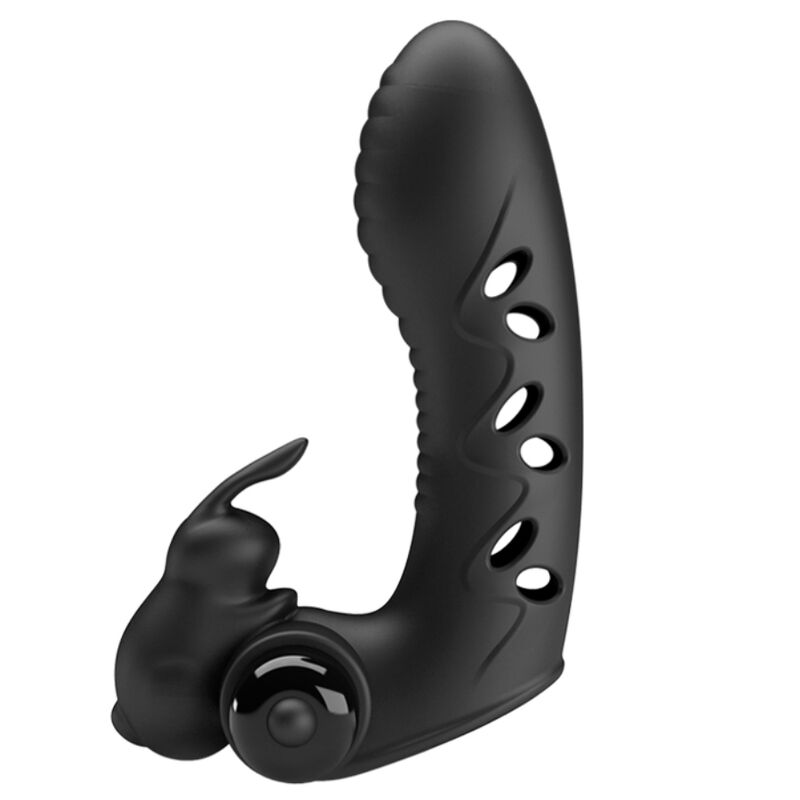 PRETTY LOVE - VANCE BLACK RABBIT VIBRATOR FINGER COVER - NOCTURNA DESIRES