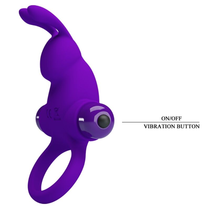 PRETTY LOVE - VIBRATOR RING I RABBIT FOR PURPLE PENIS - NOCTURNA DESIRES