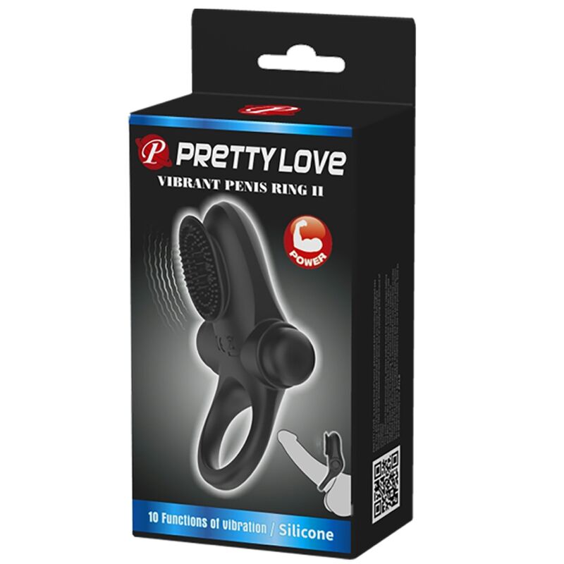 PRETTY LOVE - VIBRATOR RING II FOR THE BLACK PENIS - NOCTURNA DESIRES