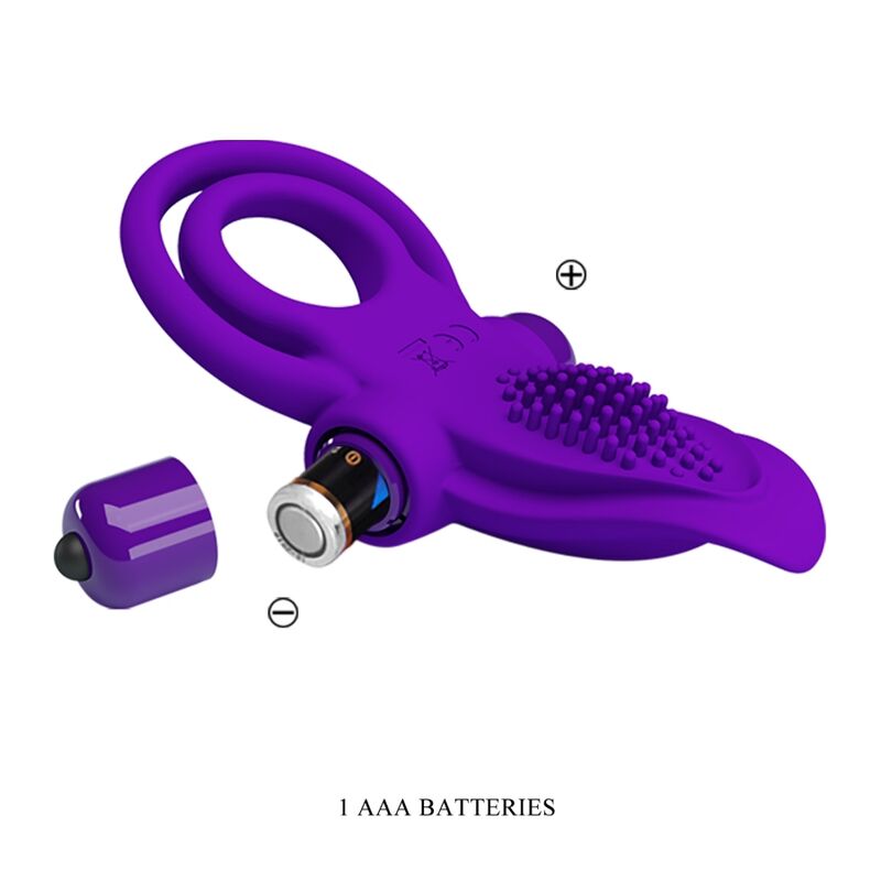 PRETTY LOVE - PURPLE VIBRATING PENIS RING - NOCTURNA DESIRES