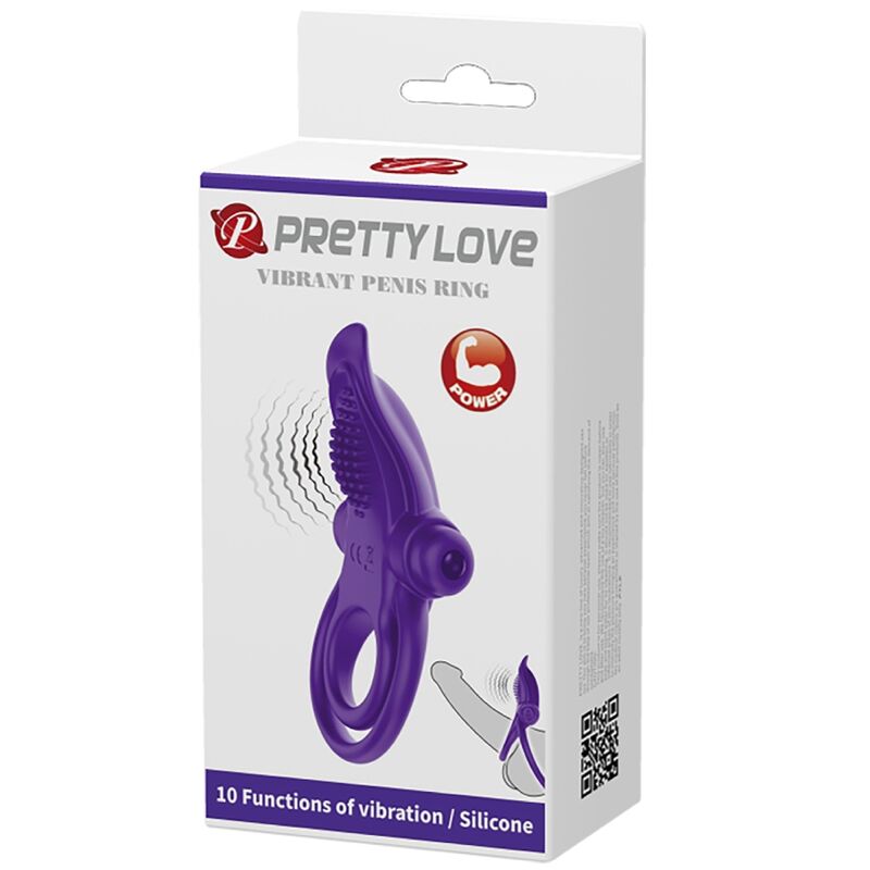 PRETTY LOVE - PURPLE VIBRATING PENIS RING - NOCTURNA DESIRES