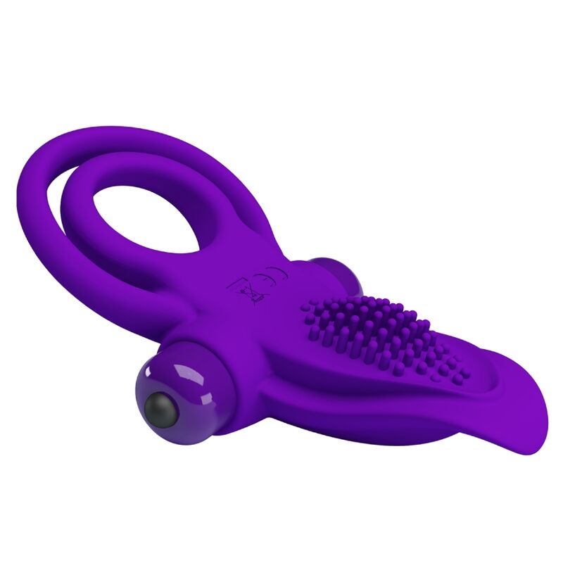 PRETTY LOVE - PURPLE VIBRATING PENIS RING - NOCTURNA DESIRES