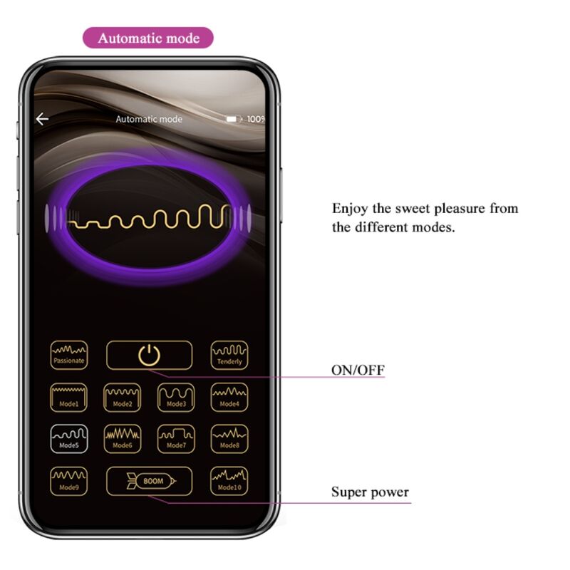PRETTY LOVE - ELVIRA RECHARGEABLE VIBRATING BALLS PURPLE - NOCTURNA DESIRES