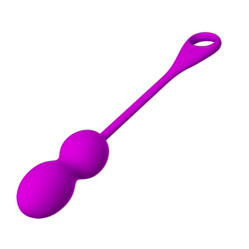 PRETTY LOVE - ELVIRA RECHARGEABLE VIBRATING BALLS PURPLE - NOCTURNA DESIRES