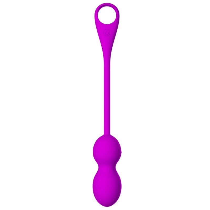 PRETTY LOVE - ELVIRA RECHARGEABLE VIBRATING BALLS PURPLE - NOCTURNA DESIRES
