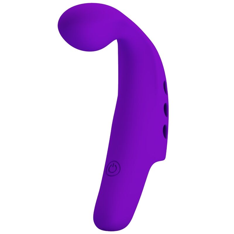 PRETTY LOVE - GORGON PURPLE RECHARGEABLE FINGER VIBRATOR - NOCTURNA DESIRES