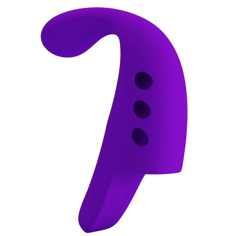 PRETTY LOVE - GORGON PURPLE RECHARGEABLE FINGER VIBRATOR - NOCTURNA DESIRES