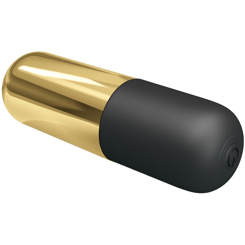 PRETTY LOVE - GOLDEN RECHARGEABLE BULLET VIBRATOR - NOCTURNA DESIRES