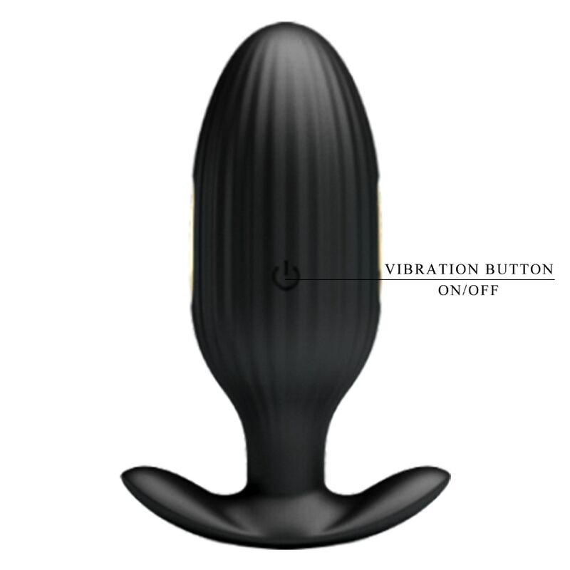 PRETTY LOVE - JEFFERSON APP CONTROLLED ANAL PLUG BLACK - NOCTURNA DESIRES