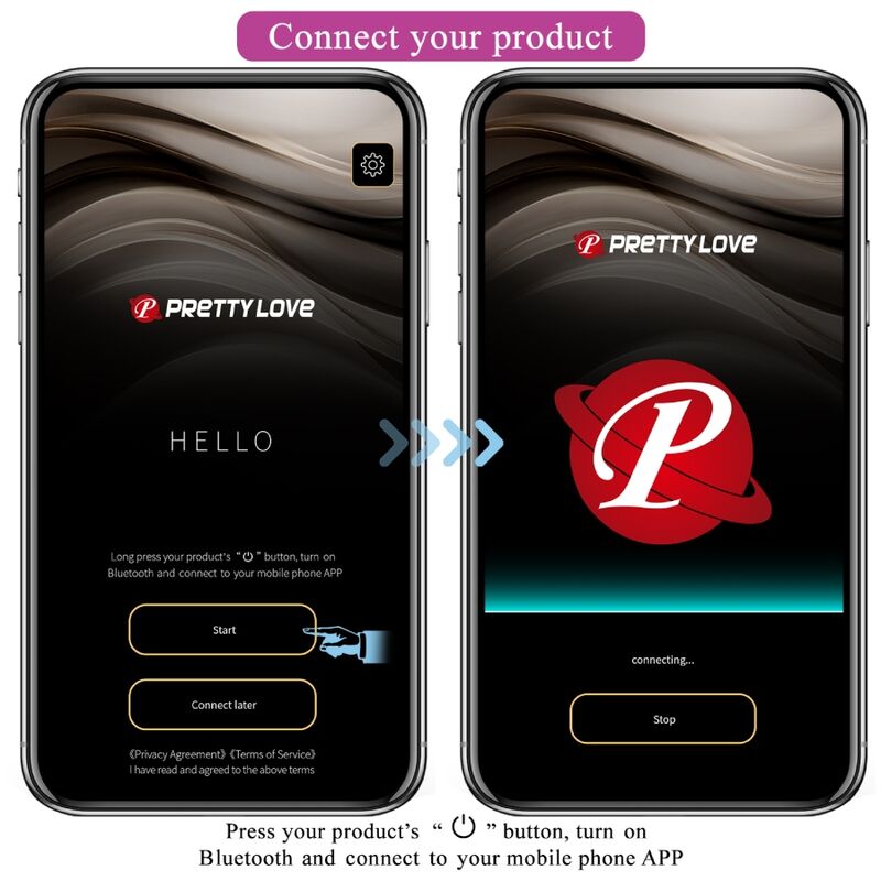 PRETTY LOVE - JEFFERSON APP CONTROLLED ANAL PLUG BLACK - NOCTURNA DESIRES