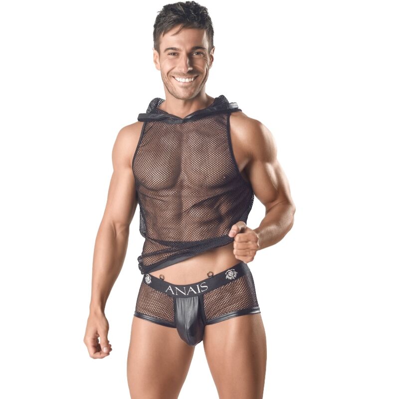 ANAIS MEN - ARES HOODED T-SHIRT XXXL - NOCTURNA DESIRES