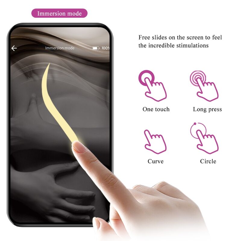 PRETTY LOVE - NYMPH VIBRATING EGG APP CONTROLLED PURPLE - NOCTURNA DESIRES
