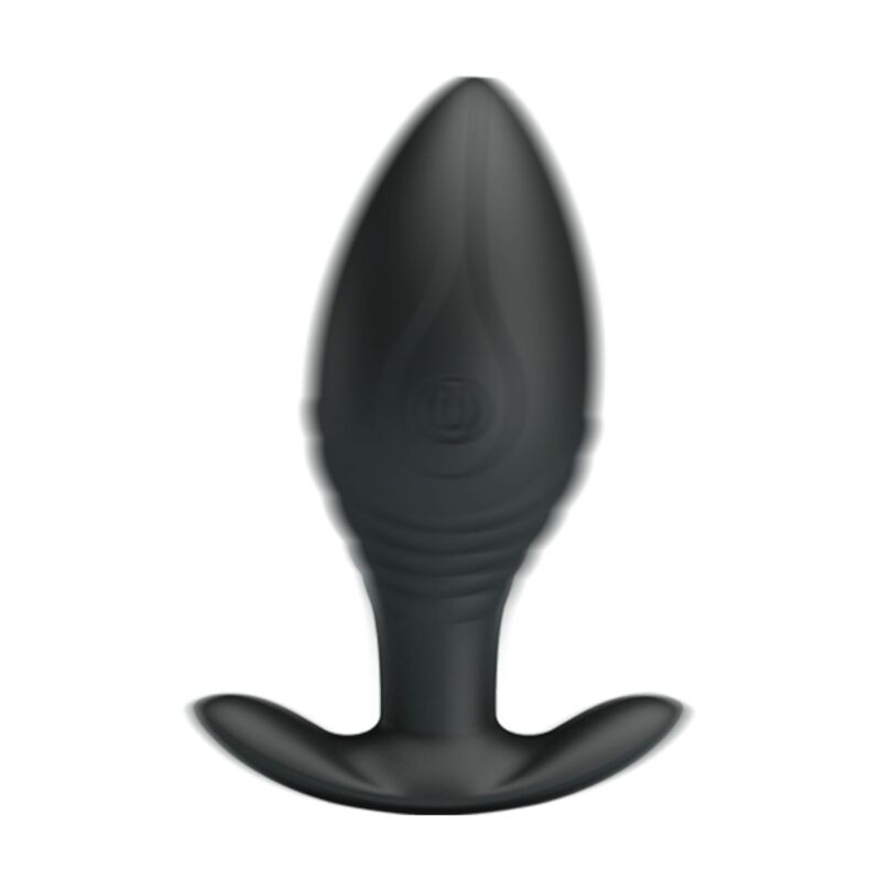 PRETTY LOVE - REGINA ANAL PLUG RECHARGEABLE VIBRATOR BLACK - NOCTURNA DESIRES