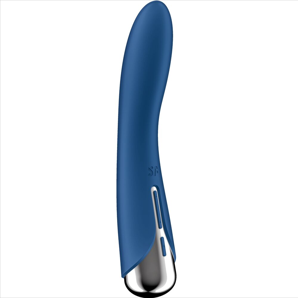 SATISFYER - SPINNING VIBE 1 G-SPOT BLUE ROTATOR VIBRATOR - NOCTURNA DESIRES