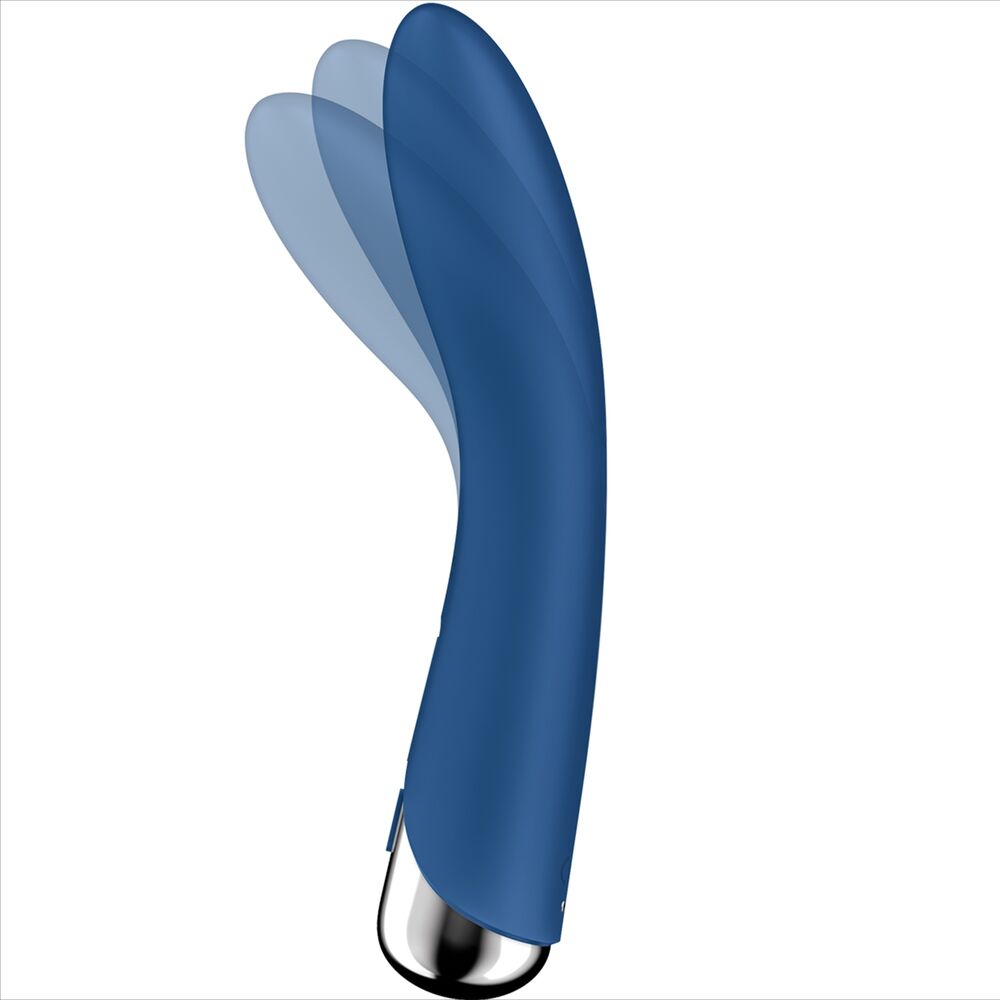 SATISFYER - SPINNING VIBE 1 G-SPOT BLUE ROTATOR VIBRATOR - NOCTURNA DESIRES