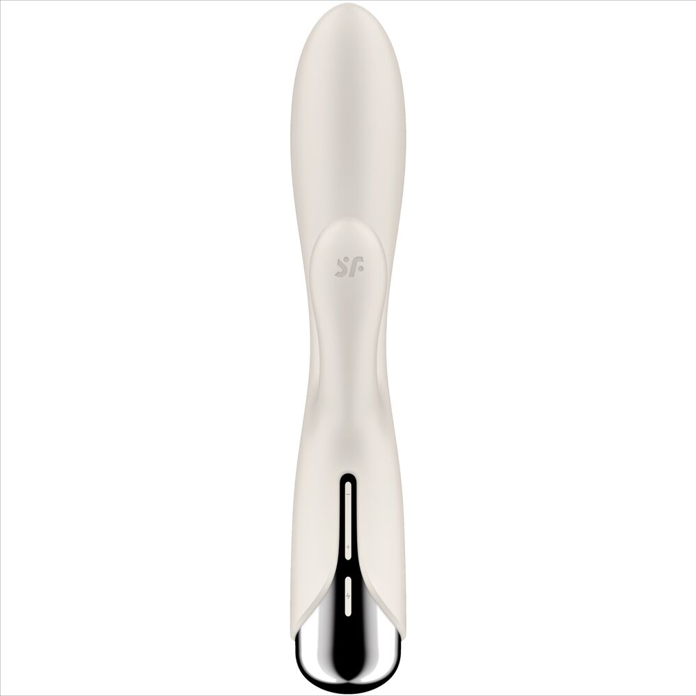 SATISFYER - SPINNING RABBIT 1 CLITORIS AND G-SPOT STIMULATION BEIGE - NOCTURNA DESIRES