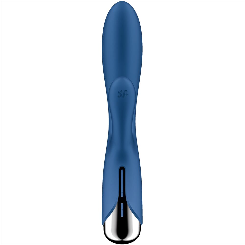 SATISFYER - SPINNING RABBIT 1 CLITORIS AND G-SPOT STIMULATION BLUE - NOCTURNA DESIRES