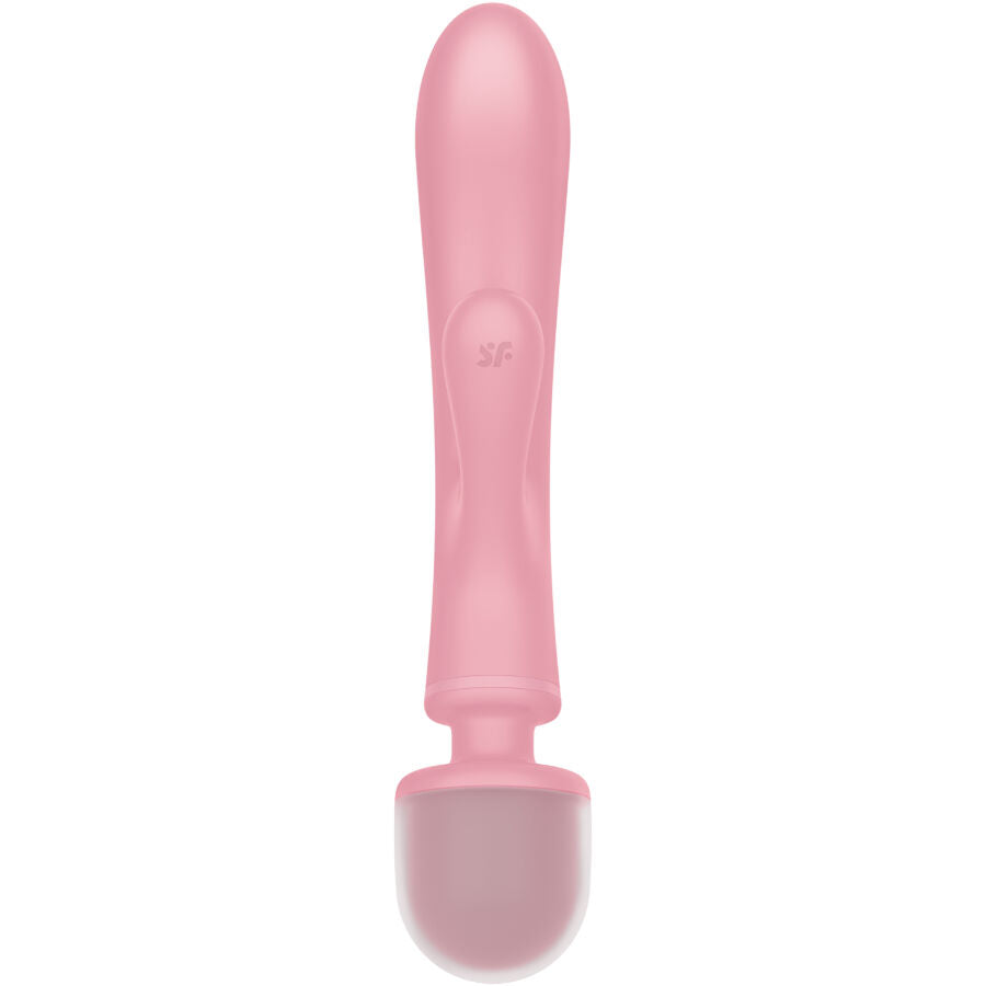 SATISFYER - TRIPLE LOVER RABBIT VIBRATOR MASSAGER PINK - NOCTURNA DESIRES