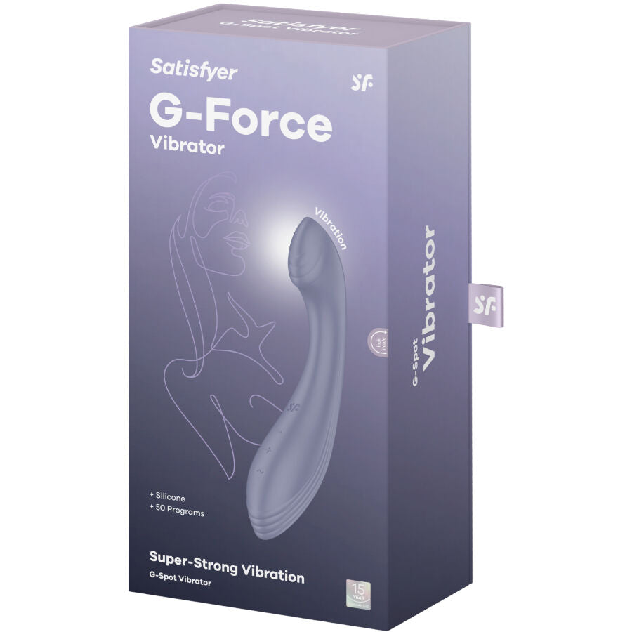 SATISFYER - G-FORCE VIBRATOR G-SPOT STIMULATOR VIOLET - NOCTURNA DESIRES