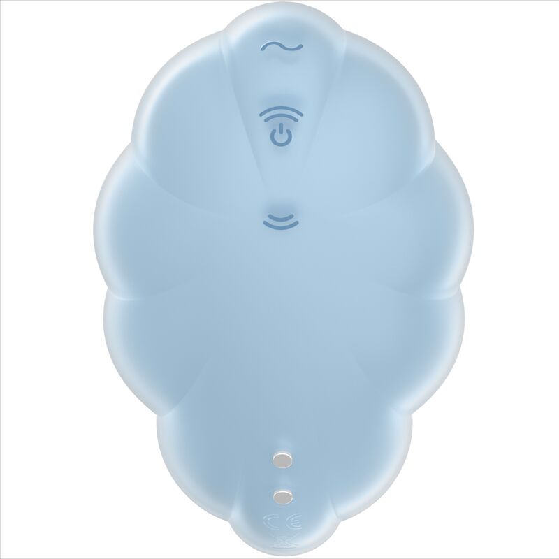 SATISFYER - CLOUD DANCER BLUE AIR PULSE VIBRATOR - NOCTURNA DESIRES