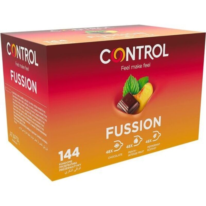 CONTROL - ADAPTA FUSSION CONDOMS 144 UNITS CONTROL CONDOMS  NOCTURNA DESIRES