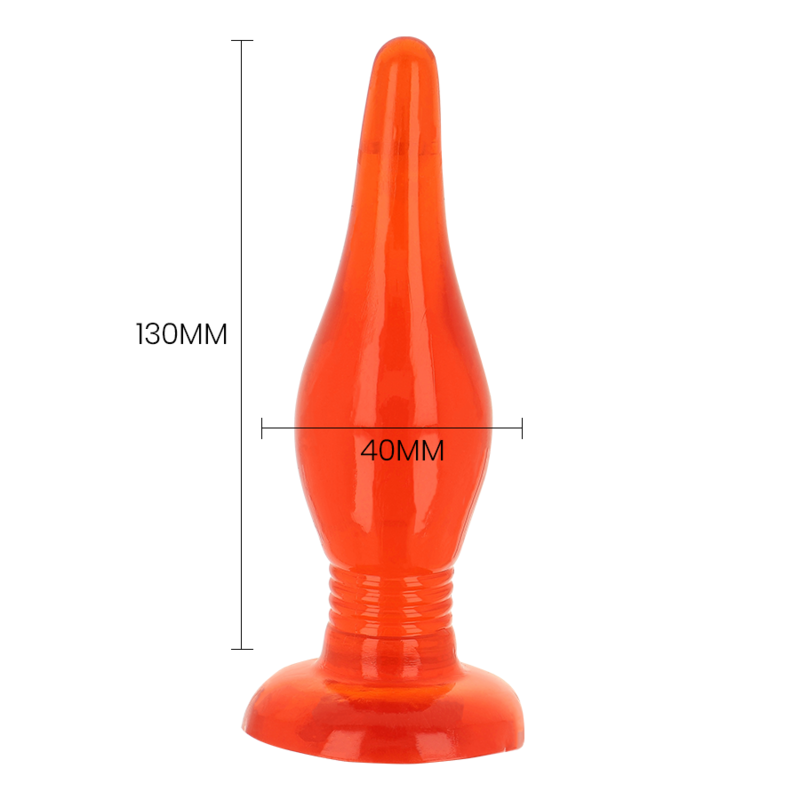 BAILE - RED SOFT TOUCH ANAL PLUG 14.2 CM - NOCTURNA DESIRES
