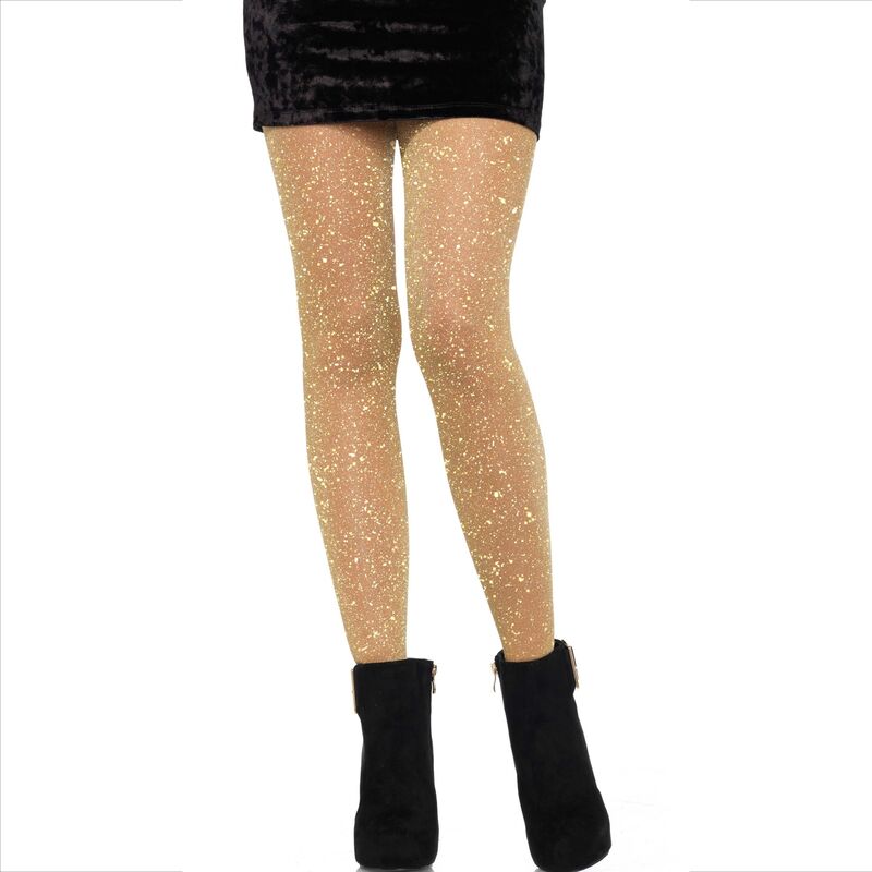 LEG AVENUE - TRANSPARENT TIGHTS GOLDEN - NOCTURNA DESIRES