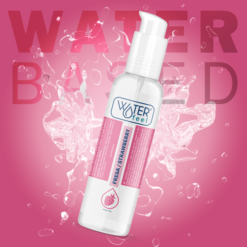 WATERFEEL - STRAWBERRY WATER BASED LUBRICANT 175 ML - NOCTURNA DESIRES