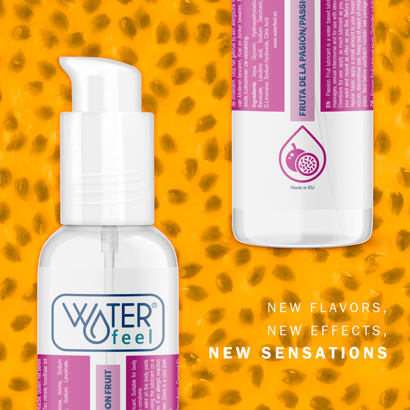 WATERFEEL - PASSION FRUIT WATER BASED LUBRICANT 175 ML - NOCTURNA DESIRES