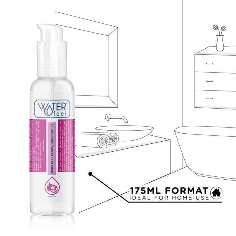 WATERFEEL - PASSION FRUIT WATER BASED LUBRICANT 175 ML - NOCTURNA DESIRES