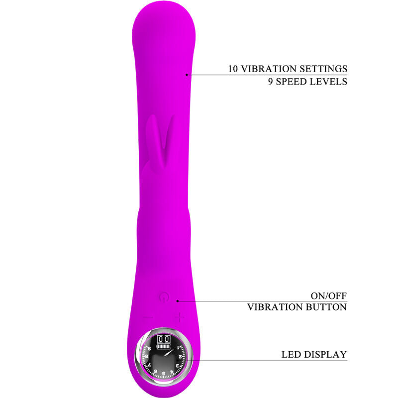 PRETTY LOVE - LAMAR RABBIT VIBRATOR & VIOLET G-SPOT - NOCTURNA DESIRES