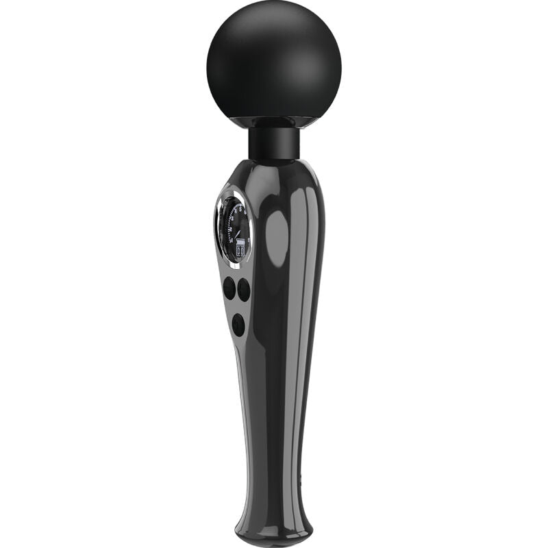 PRETTY LOVE - SKYLER VIBRATOR WAND BLACK - NOCTURNA DESIRES