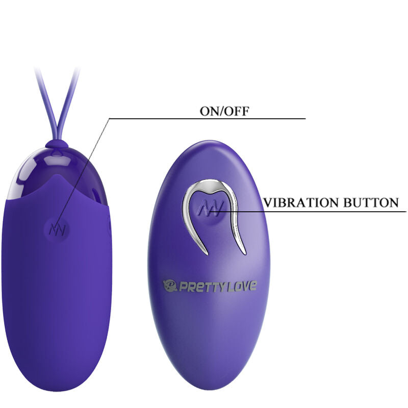 PRETTY LOVE - BERGER YOUTH VIOLATING EGG REMOTE CONTROL VIOLET - NOCTURNA DESIRES