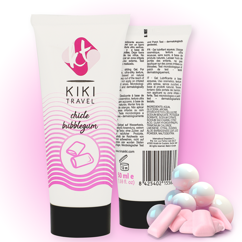 KIKÍ TRAVEL - BUBBLEGUM LUBRICANT 50 ML - NOCTURNA DESIRES