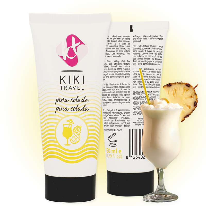 KIKÍ TRAVEL - PINA COLADA LUBRICANT 50 ML - NOCTURNA DESIRES